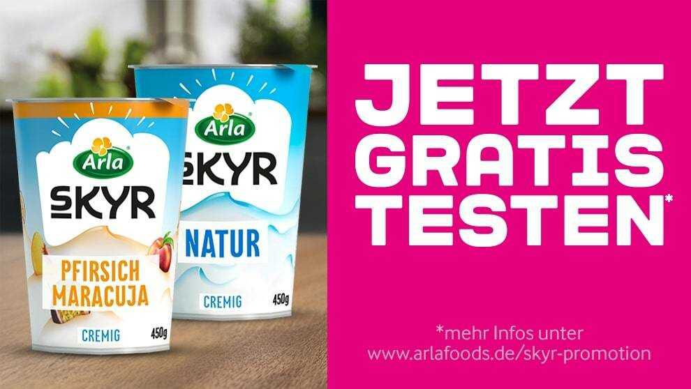 Arla® Skyr jetzt Gratis testen Arla® Skyr jetzt Gratis testen