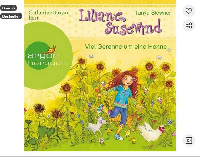[Thalia] Gratis Kinderhörbuch „Liliane Susewind   Viel Gerenne um eine Henne“