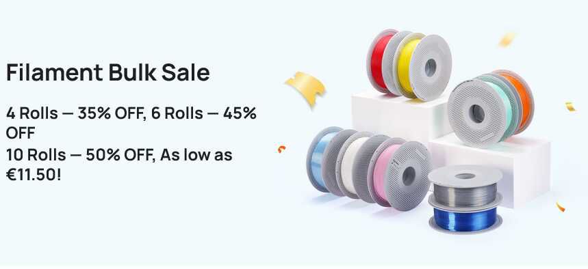 Bambu Store Filament Sale PLA PETG ABS BambuLab - bis zu 50% Rabatt / 11,50€ pro kg Bambu Store Filament Sale PLA PETG ABS BambuLab   bis zu 50% Rabatt / 11,50€ pro kg