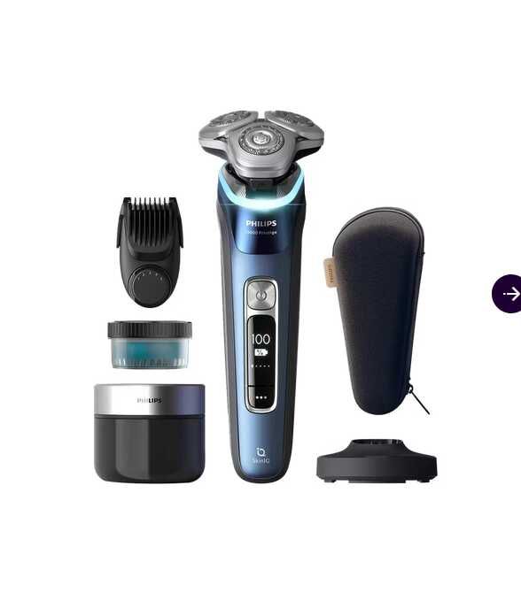 Philips XP9201/33 i9000 Prestige elektrischer Nass  und Trockenrasierer mit SkinIQ 254,95€ statt  299€