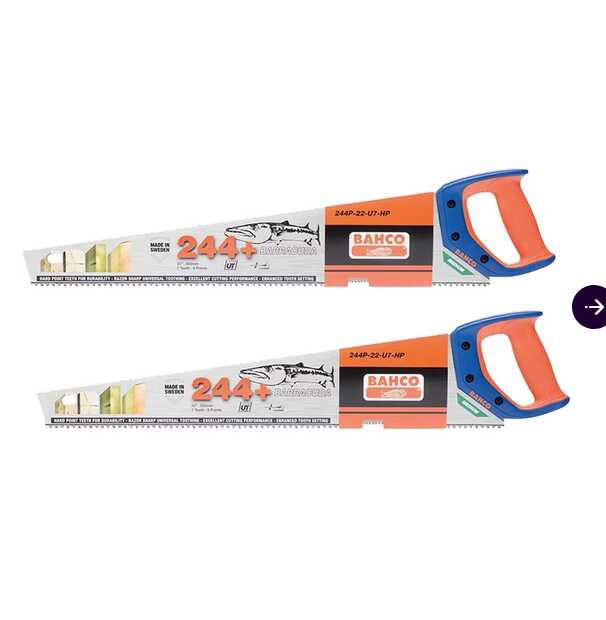 2x Bahco Handsäge 244P 22 U7 HP 30,90€ statt  42,93€