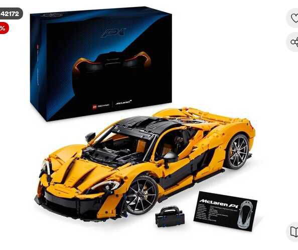 LEGO Technic McLaren P1, 42172 263,99€ statt 296,99€