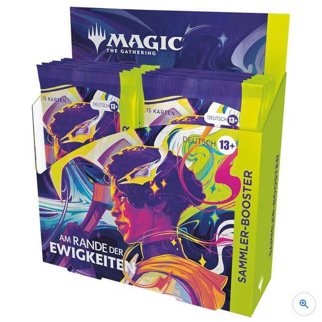 2x Magic the Gathering Am Rande der Ewigkeiten Sammler Booster (deutsch) 57,98€ statt 66€ 2x Magic the Gathering Am Rande der Ewigkeiten Sammler Booster (deutsch) 57,98€ statt 66€