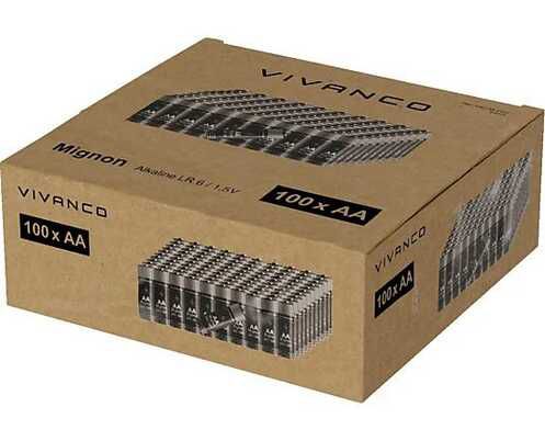 100 VIVANCO  / Intenso  Mignon AA oder AAA Batterien 14,99€ statt 19,99€