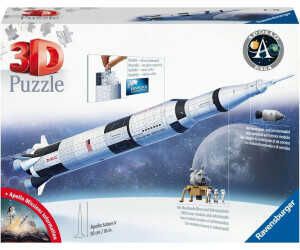 Ravensburger 3D Puzzle 11545   Apollo Saturn V Rakete   zum Zusammenbauen und Erkunden  Für 32,90€ PVG 36,91€