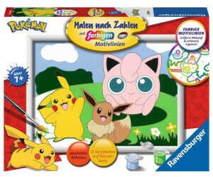 Ravensburger CreArt 20298   Pokémon Abenteuer   Malen nach Zahlen Pokémon für Kinder ab 7 Jahre, Malset für 10,99€ PVG 15,94€