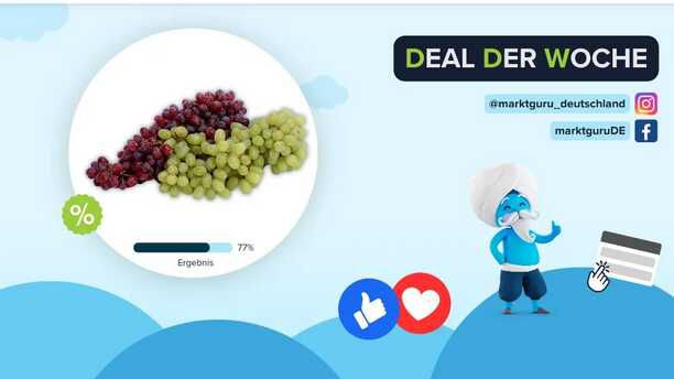 Weintrauben € 0,40 Cashback