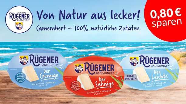 Rügener Badejunge Weichkäse Cashback