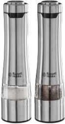 Russell Hobbs Salz und Pfeffer Mühle elektrisch 2er Set, Edelstahl für 15,09€ statt 22,83€