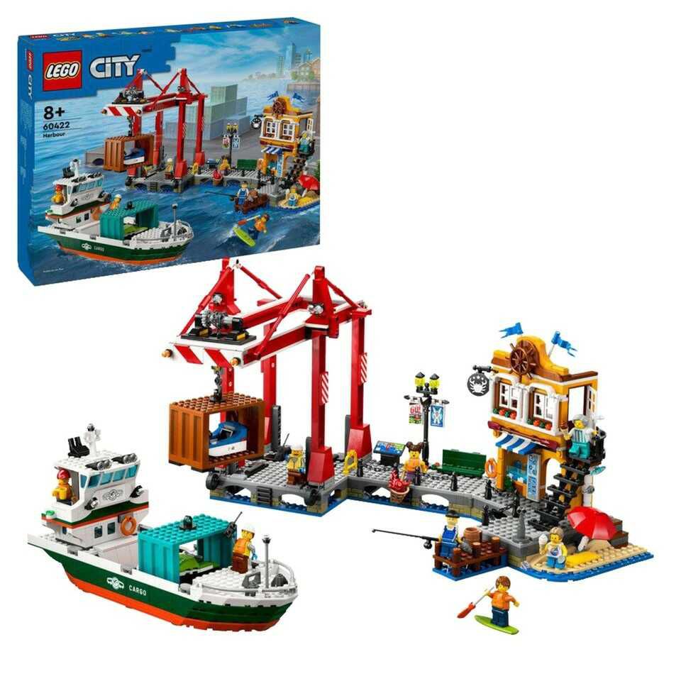 LEGO City 60422 Hafen mit Frachtschiff 62,99€ statt  69,99€