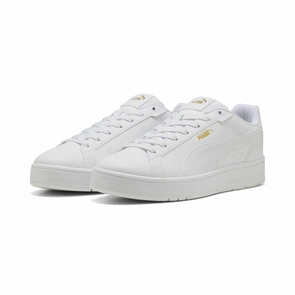 Puma Court Classico Unisex white/black/Gold (Größe 39 48) 26,36€ statt  32,95€