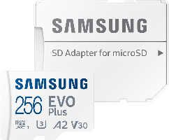 SAMSUNG EVO Plus, Micro SDXC Speicherkarte, 256 GB, 130 MB/s für 14,99€ statt 18,90€