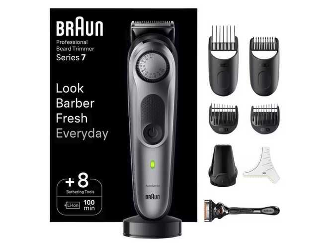 BRAUN Barttrimmer Series 7 BT7420 mit Gillette ProGlide Rasierer für 44,90€ statt  53,54€