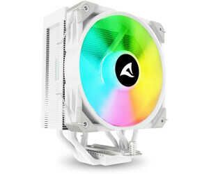 Sharkoon A50 Weiß, RGB, CPU Kühler 120mm  Geräuschentwicklung 30 dB  für 24,99€ PVG 32,02€