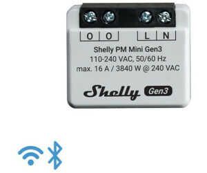 Shelly Plus PM Mini Gen 3 Kabelloser WLAN Schalter, Bluetooth für 12,55€ PVG 15,59€