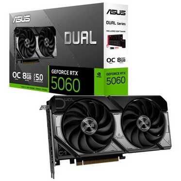 ASUS GeForce RTX 5060 DUAL OC, 8GB  269€ statt 296€
