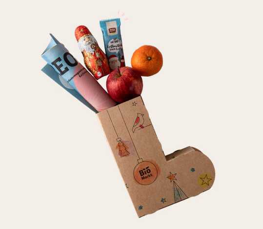 Denns Biomarkt / Nikolausstiefel Aktion für Kinder