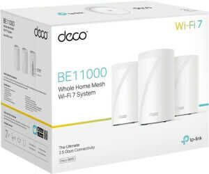 TP-Link Deco BE65 Wi-Fi 7 Mesh WLAN Set(3 Pack), Tri-Band für 422,90€ PVG 500,00€ TP Link Deco BE65 Wi Fi 7 Mesh WLAN Set(3 Pack), Tri Band für 422,90€ PVG 500,00€