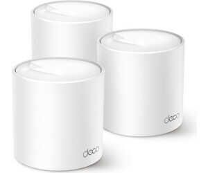 TP Link Deco X50 Mesh WLAN Set (3 Pack), Wi Fi 6 AX3000 Dual Band Router & Repeater für 128,90€ PVG 148,10€
