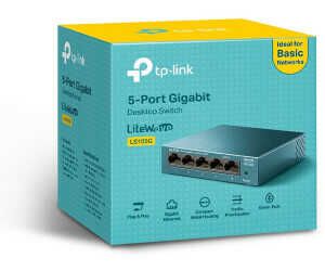 TP Link LS105G 5 Ports Gigabit Netzwerk Switch (5 RJ 45 Lan Ports)      Für 9,99€ PVG 14,98€