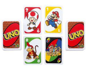 Mattel Games DRD00   UNO Super Mario Kartenspiel, geeignet für 2   10 Spieler, Kartenspiele  Für 7,85€ PVG 12,59€