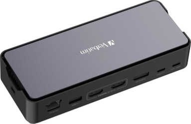 Verbatim 32174 USB C Pro Dockingstation, 15 Anschlüsse, 256 GB SSD für 95,90€ statt 112,99€