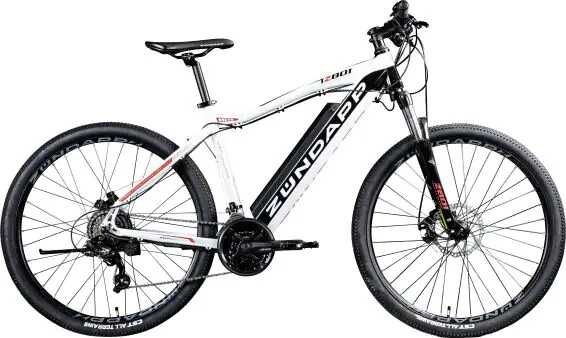 Zündapp E Bike MTB Z801 27,5 Zoll 21 Gang 418 Wh schwarz/weiß 845,19€ statt  1.048,30€
