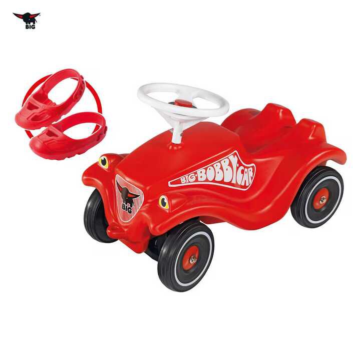 Big Bobby Car Classic rot mit Flüsterrädern und Schuhschutz 35,98€ statt 47,24€