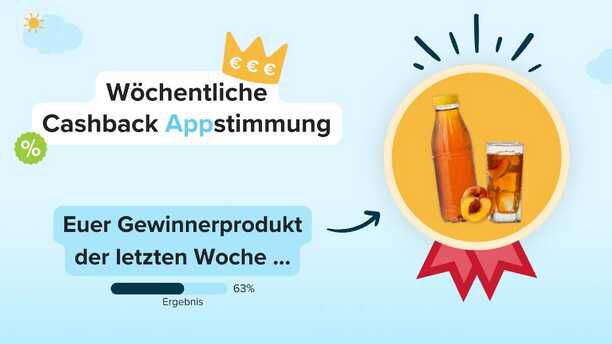 Eistee Pfirsich € 0,40 Cashback