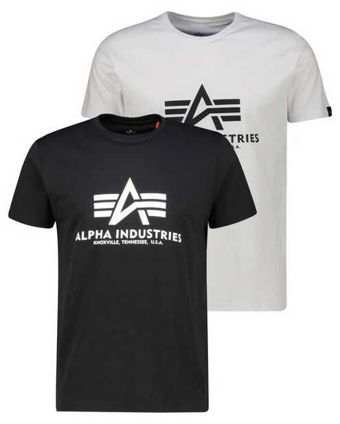 Alpha Industries Herren T Shirts 2er Pack Stück 24,94€ statt 37,90€