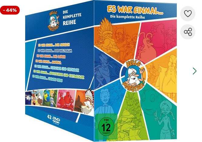 Es war einmal ... Komplettbox (7 Staffeln) (42 DVDs) 76,49€ statt 89,99€