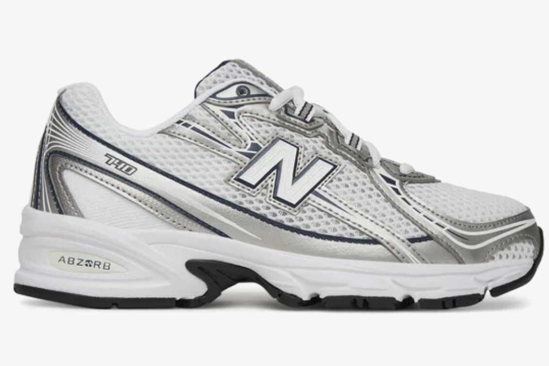 New Balance 740 Women Sneaker / Silber Schwarz Weiß (Größe 35.5   40) 85,99€ statt 99,99€