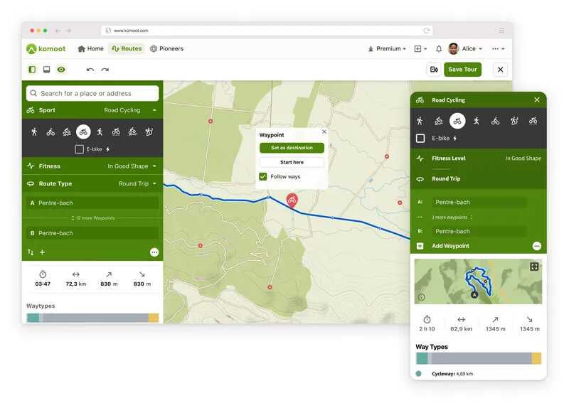 Komoot – Kostenloses Regionenpaket (per E Mail oder vor Ort im Großraum Halle)