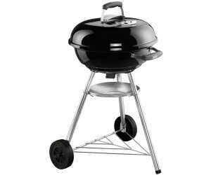 Weber Compact Kettle Holzkohlegrill, Ø 47cm Grillfäche, BBQ Grill mit porzellanemaillierten Deckel & Kessel für 67,72€ PVG 83,60€