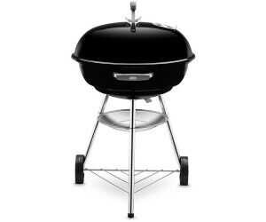 Weber Compact Kettle Holzkohlegrill, Ø 47cm Grillfäche, BBQ Grill mit porzellanemaillierten Deckel & Kessel für 90,91€ PVG 128,00€