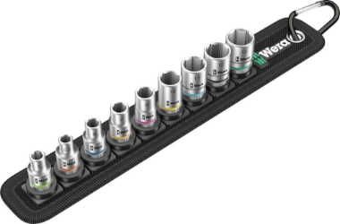Wera Belt A 4 Zyklop Steckschlüsseleinsatz Satz, 1/4 Antrieb, 9 teilig für 26,98€ statt 29,82€