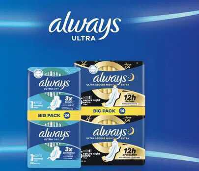 gratis testen: Always Ultra Binden
