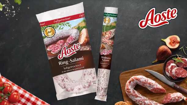 Aoste Salami Spezialitäten (NICHT gültig für Aoste Stickado) € 1,00 Cashback