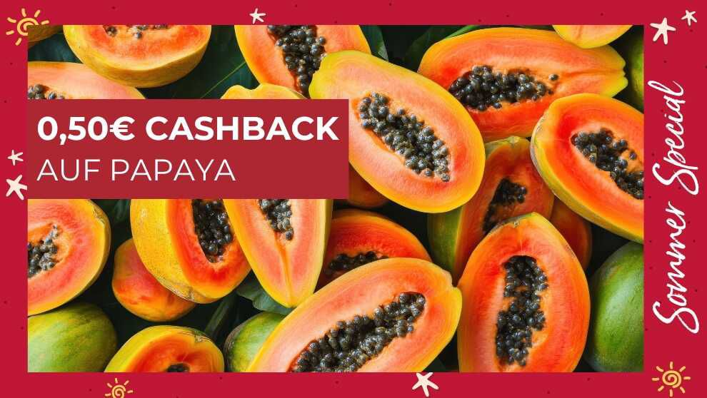 0,50€ Cashback Papaya