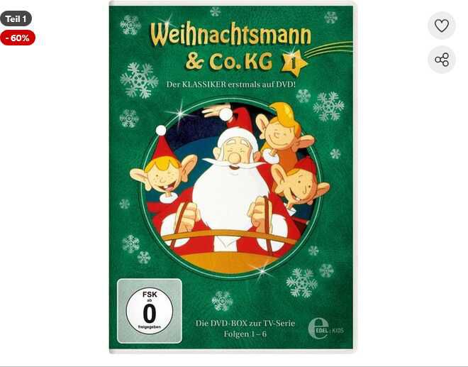 [Thalia Kultklub] Weihnachtsmann & Co.KG   TV Serie 1 [2 DVDs] 3,99€ statt  9,99€