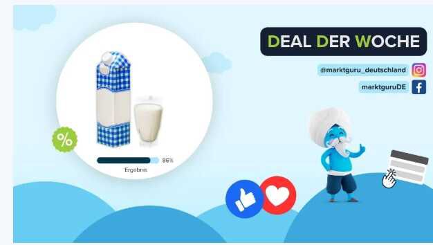 Milch 0,50€ Cashback