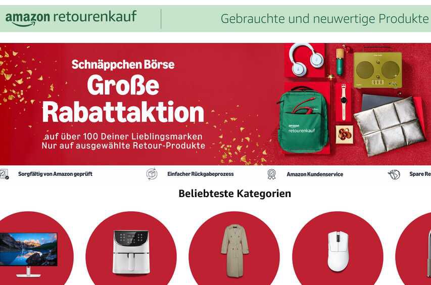 15% Rabatt auf „hochwertige“ Warenrücksendungen bei Amazon Retourenkauf 15% Rabatt auf „hochwertige“ Warenrücksendungen bei Amazon Retourenkauf