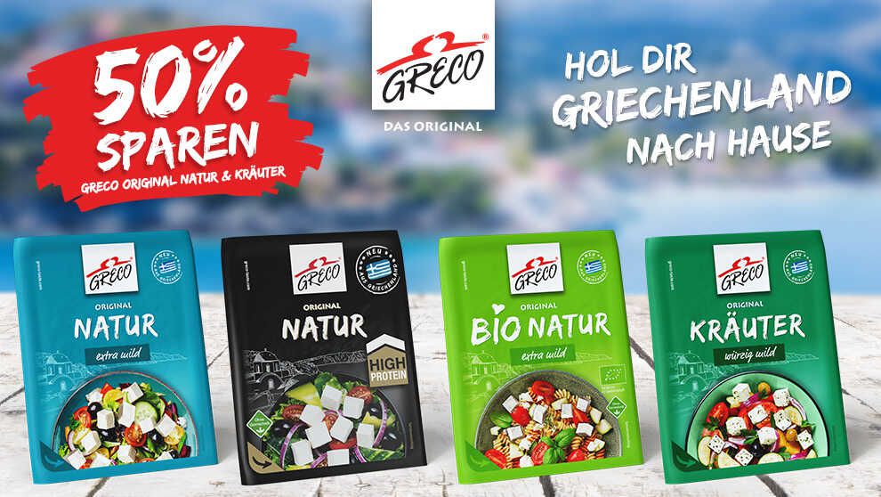 GRECO NATUR Range (50% Cashback)