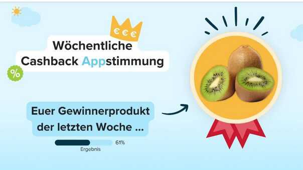 Kiwi € 0,40 Cashback Kiwi € 0,40 Cashback