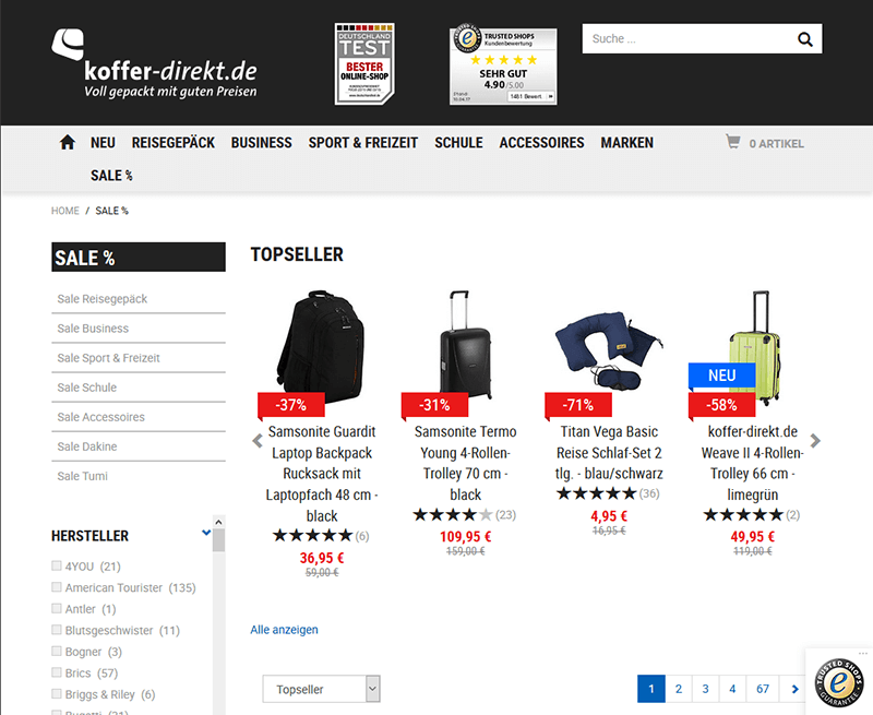 Koffer Direkt Angebote, Deals, Gutscheine, Infos & Rabatte - Juni 2024