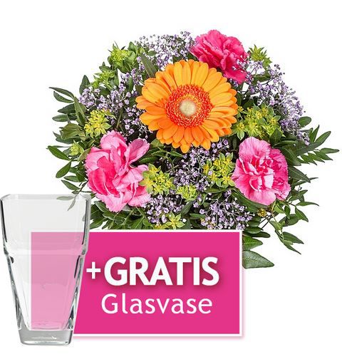 LidlBlumen Blumensträuße zum Weltfrauentag inkl. gratis Vase ab 17,99€