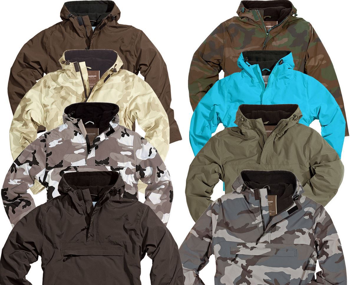 Spaß Kostet Herren Windbreaker Regenjacke QUAD - Wind- & Wasserabweisend Mit Kapuze