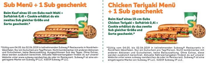 Subway Gutscheine Z B Sub Men Mit 1 Sub Gratis Oder Gro e Cola Zu Subway Gutscheine Z B Sub Men Mit 1 Sub Gratis Oder Gro e Cola Zu