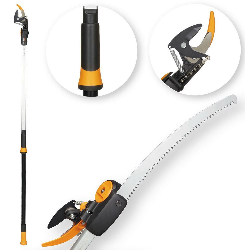 FISKARS PowerGear UPX86 Teleskop Schneidgiraffe inkl. Baumsäge für 99 ...