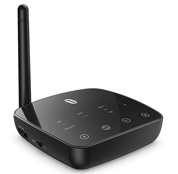 TaoTronics Bluetooth Adapter 5.0 Bluetooth Transmitter Empfänger 50m